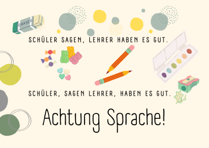 achtung sprache kopie